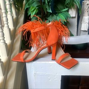 Nastygal  Feather Heels